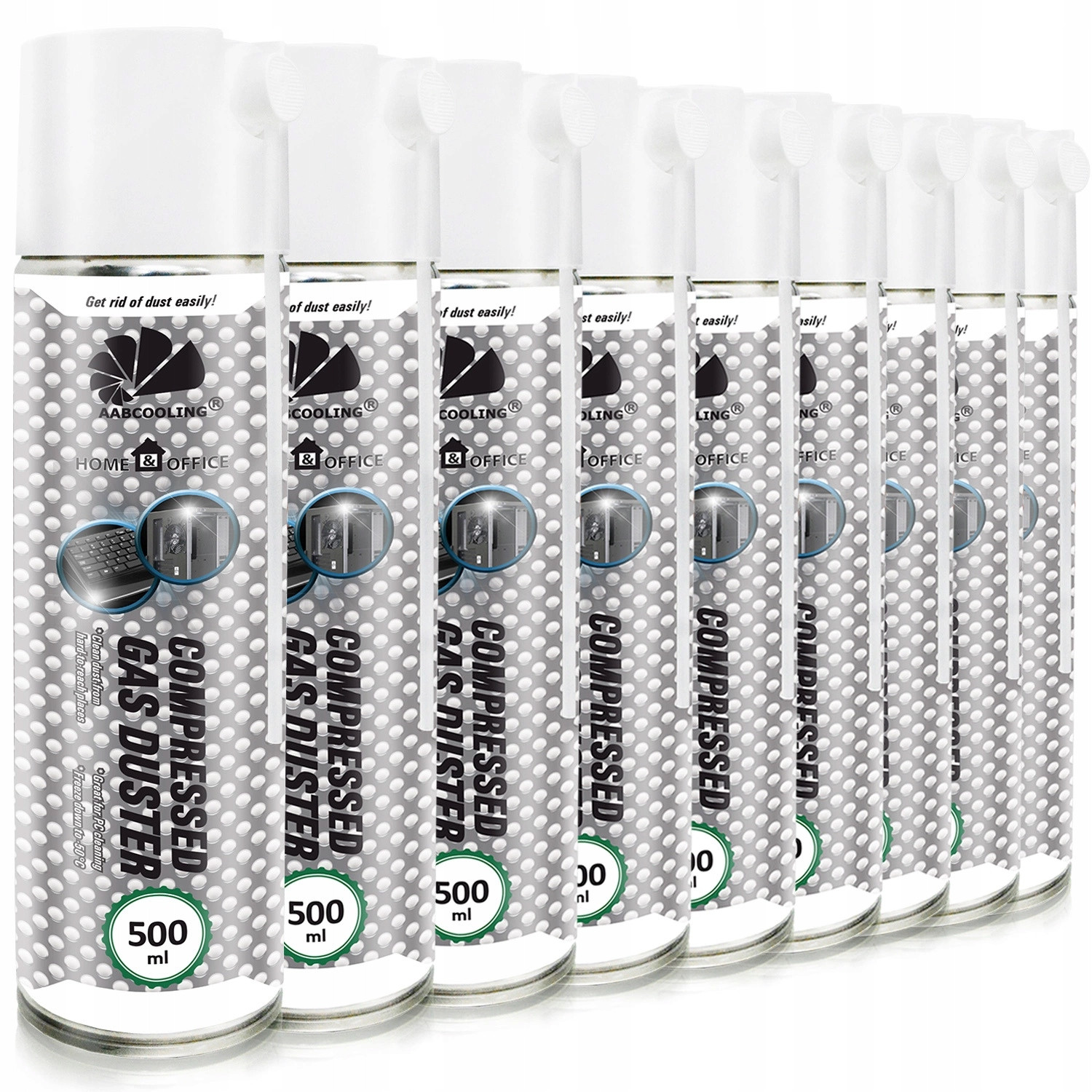 Stlačený Vzduch 9x500 ml Čištění Strojů Na Šití Elektroniky Agd Rtv