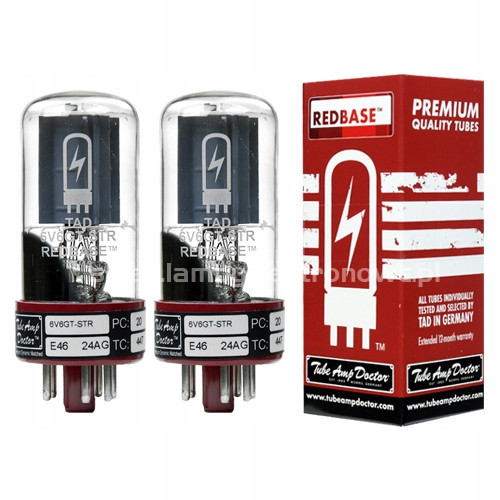 6V6GT-STR Redbase Tad Premium Matched 2 ks vybraný pár