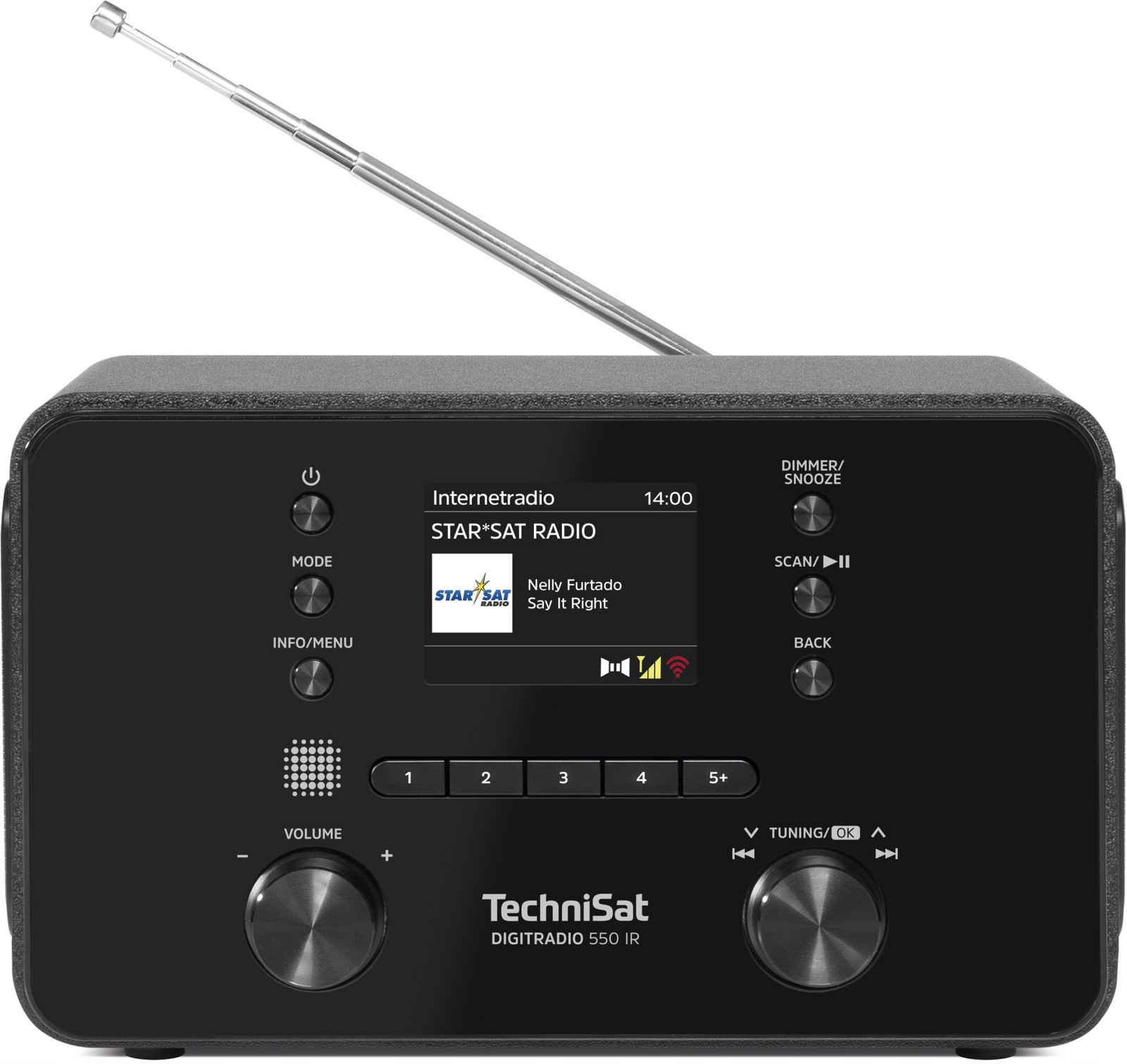 Rádio Technisat DigitRadio 550 Ir Internet Dab+ Fm Bluetooth Usb dálkové ovládání App