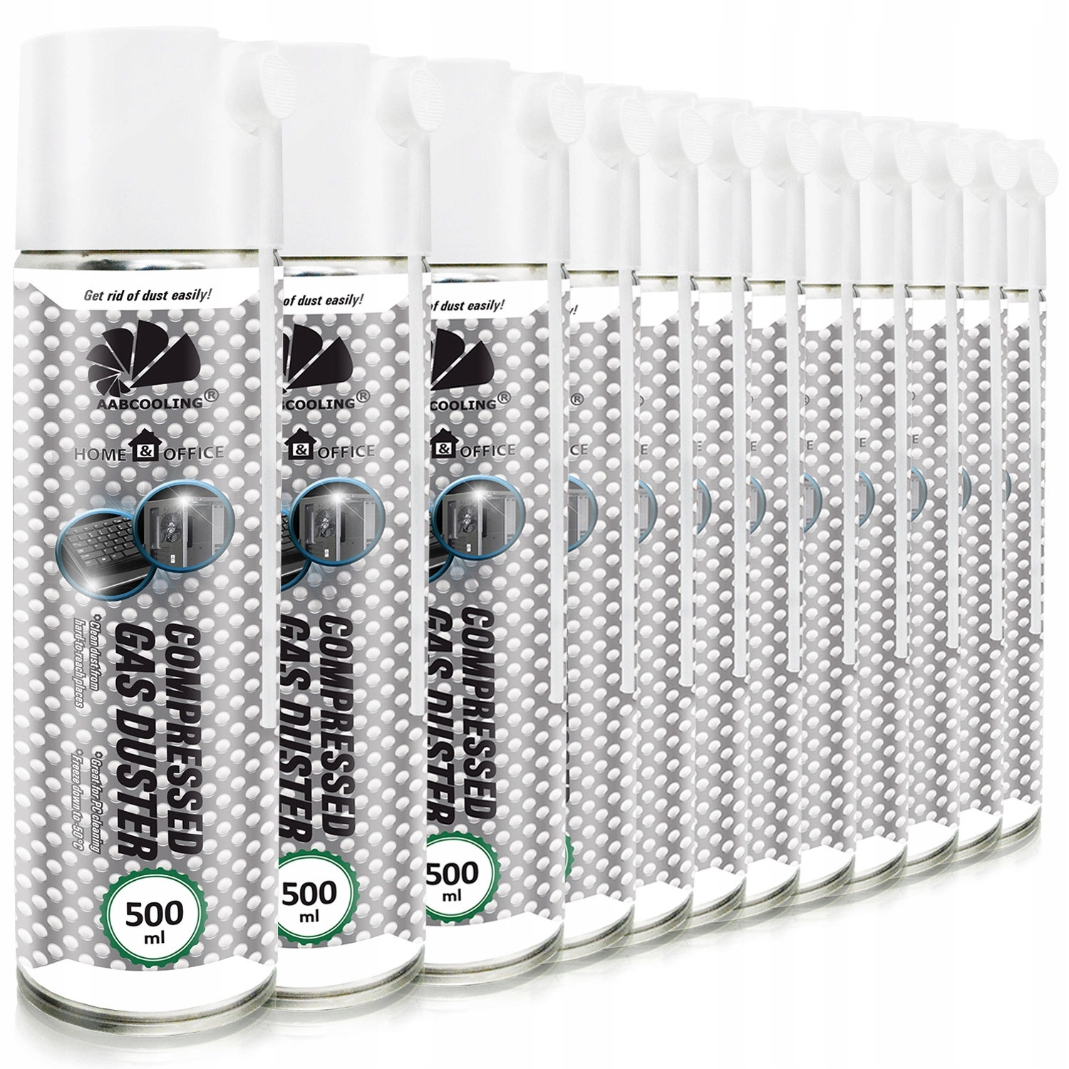 12 x 500 ml Stlačený Vzduch Pro Čištění Od Prachu Elektrických Zařízení