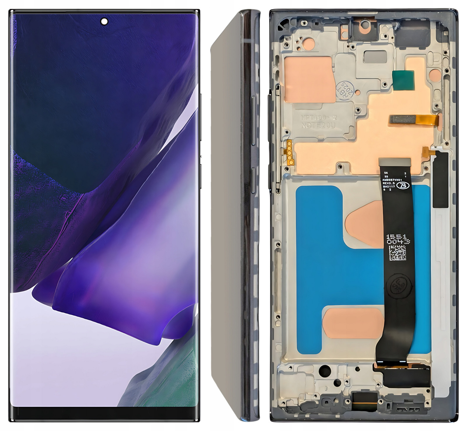 Displej Obrazovka Pro Samsung Note 20 Ultra 4G Incell Rámeček Černý SM-N985F