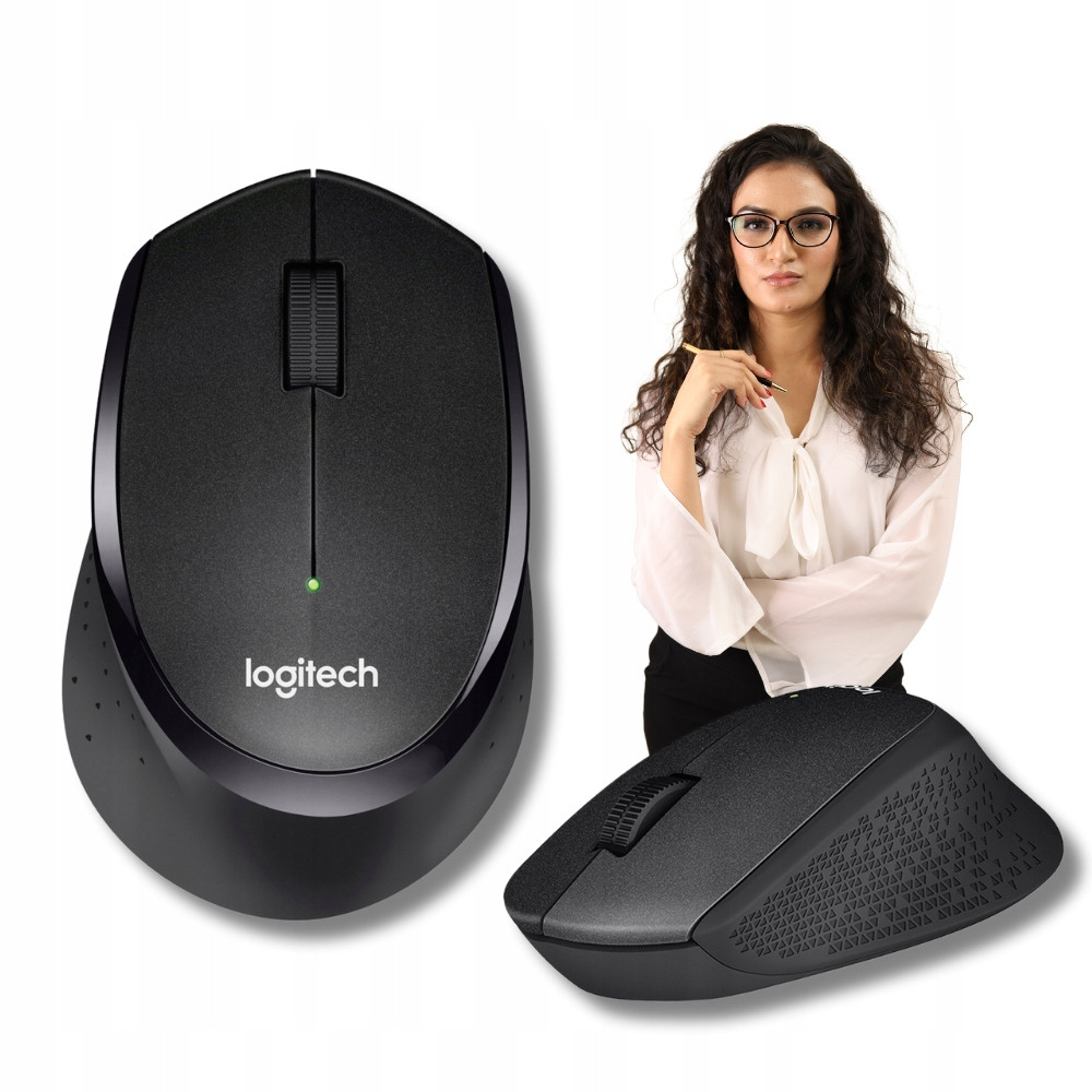 Bezdrátová počítačová Myš myš Logitech tichá optická do kanceláře