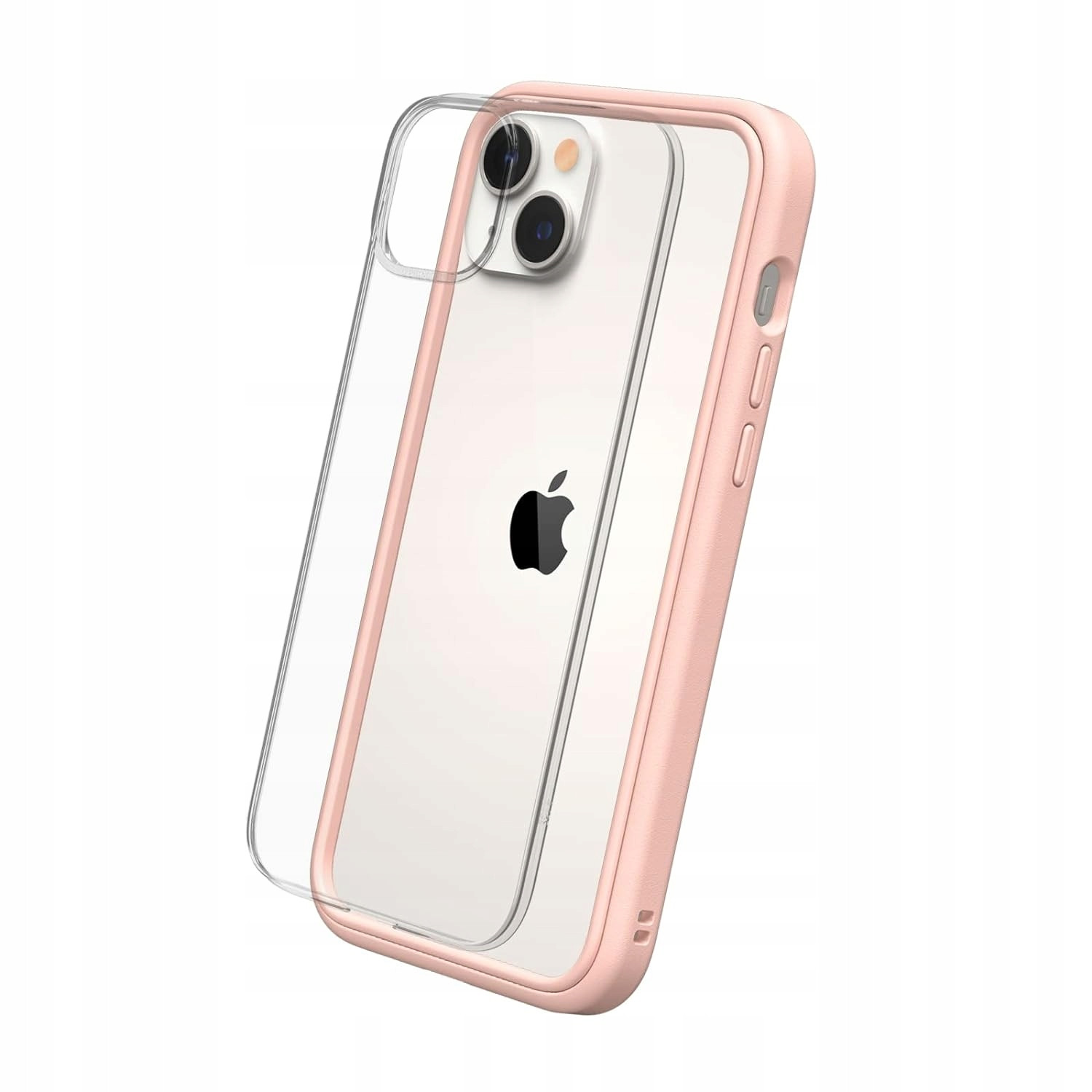 Case Iphone 14 Růžový S Rámečkem A Průhlednou Zadní Deskou