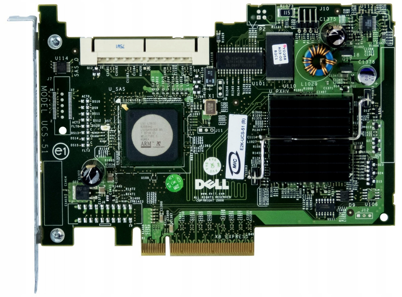 Dell 0UN939 Pci-e Sas Poweredge 850