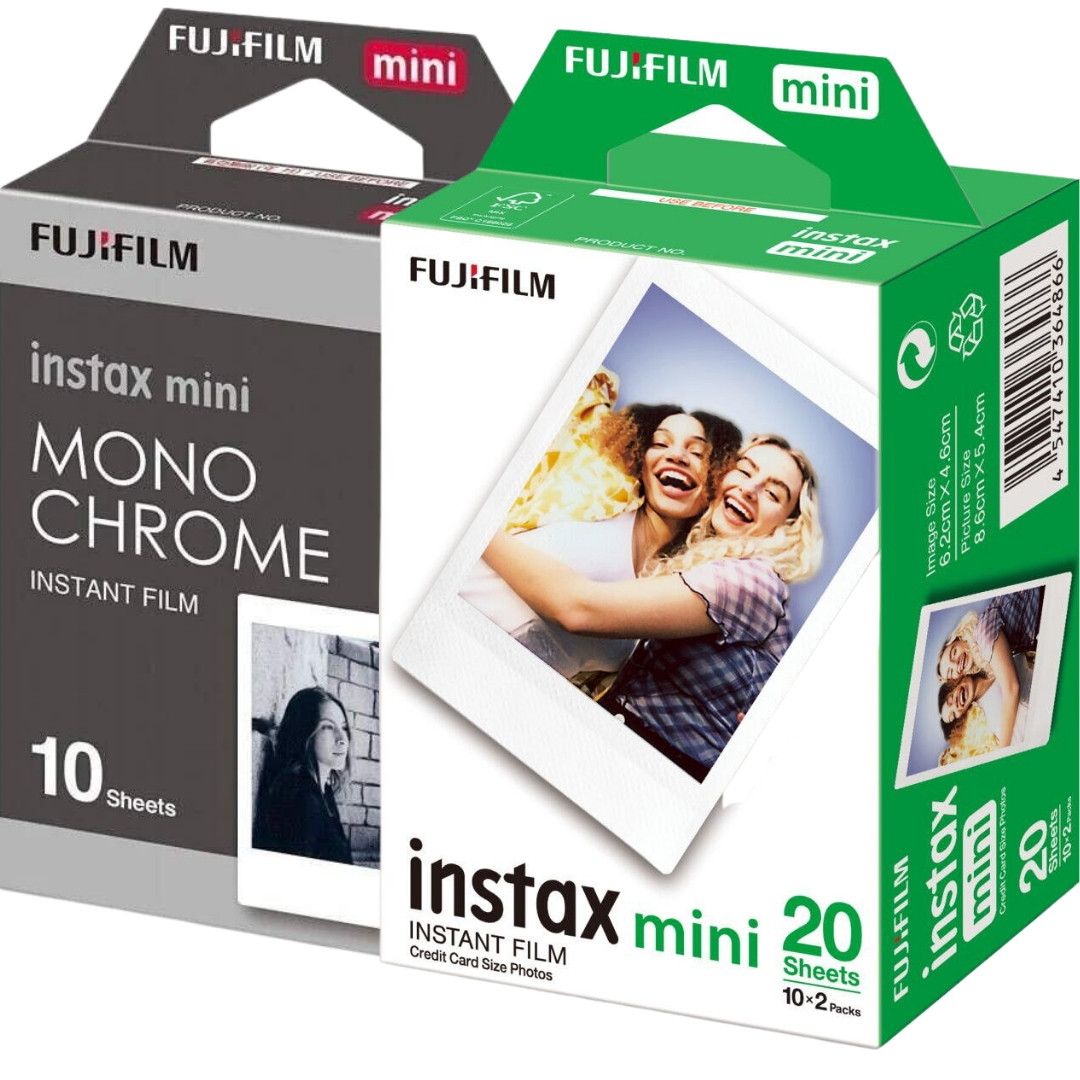 Sada náplní Instax Mini 30 fotografií pro fotoaparát 8 9 11 12 Instax Foto Mono