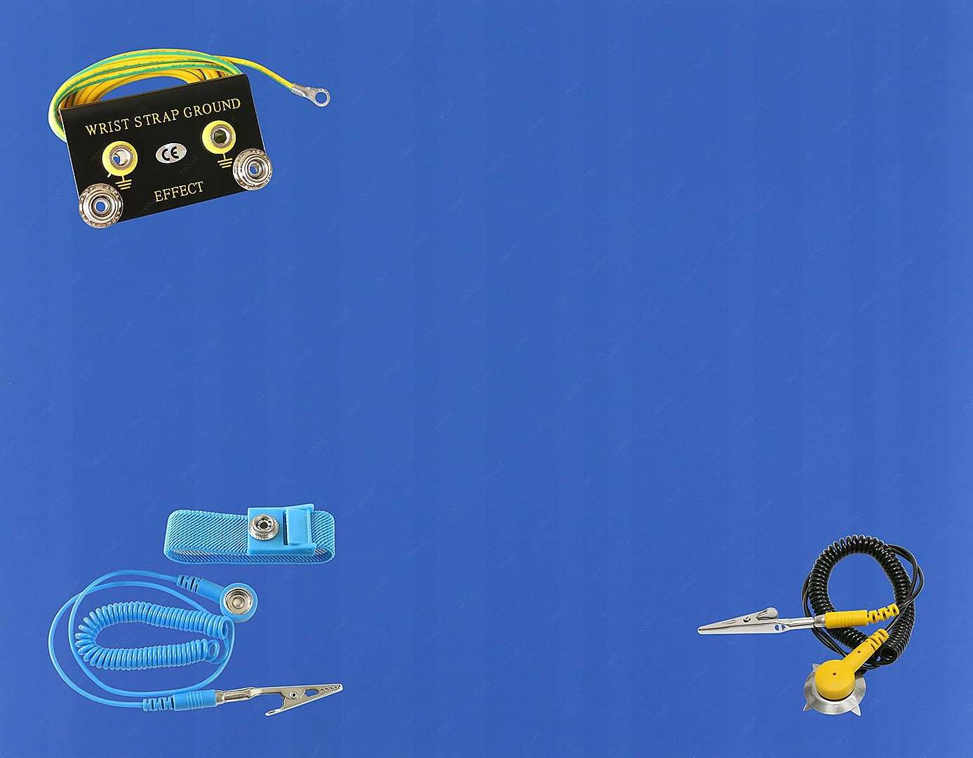 Esd Podložka Antistatická Servisní 600x2000 Modrá Mat Řemínek Set Z1