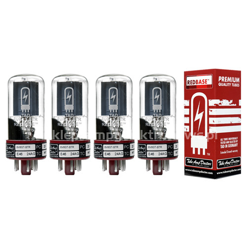 6V6GT-STR Redbase Tad Premium Matched 4 ks vybrané čtverce