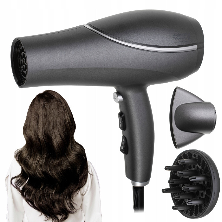 Vysoušeč Vlasů difuzér koncentrátor rukojeť studené foukání Camry