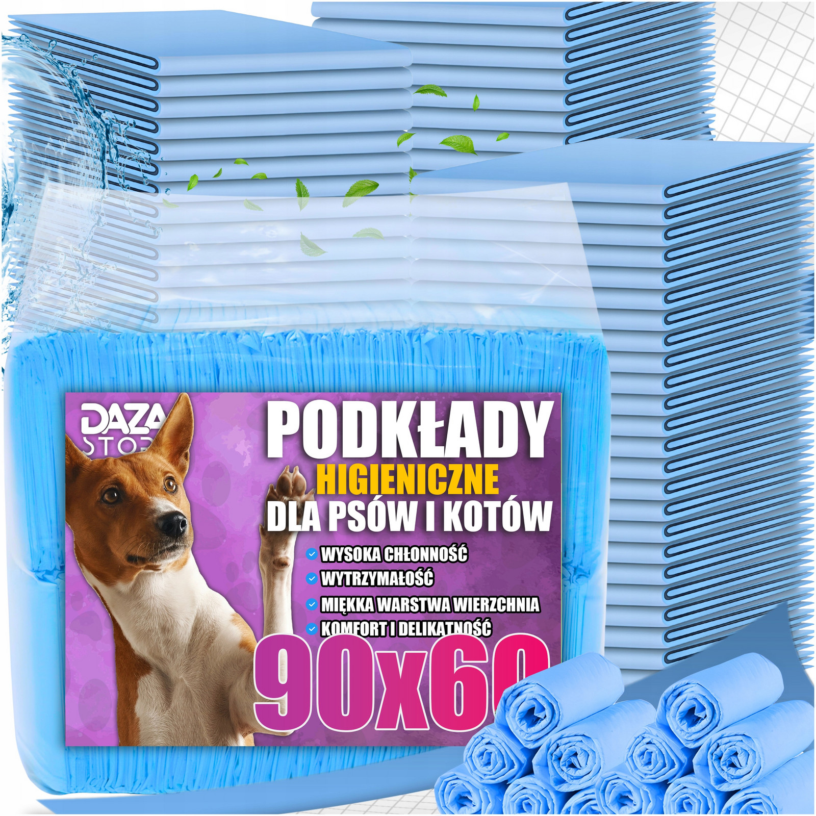 Hygienické Podložky Pro Psa Na Savé 60x90 100KS Sáčky
