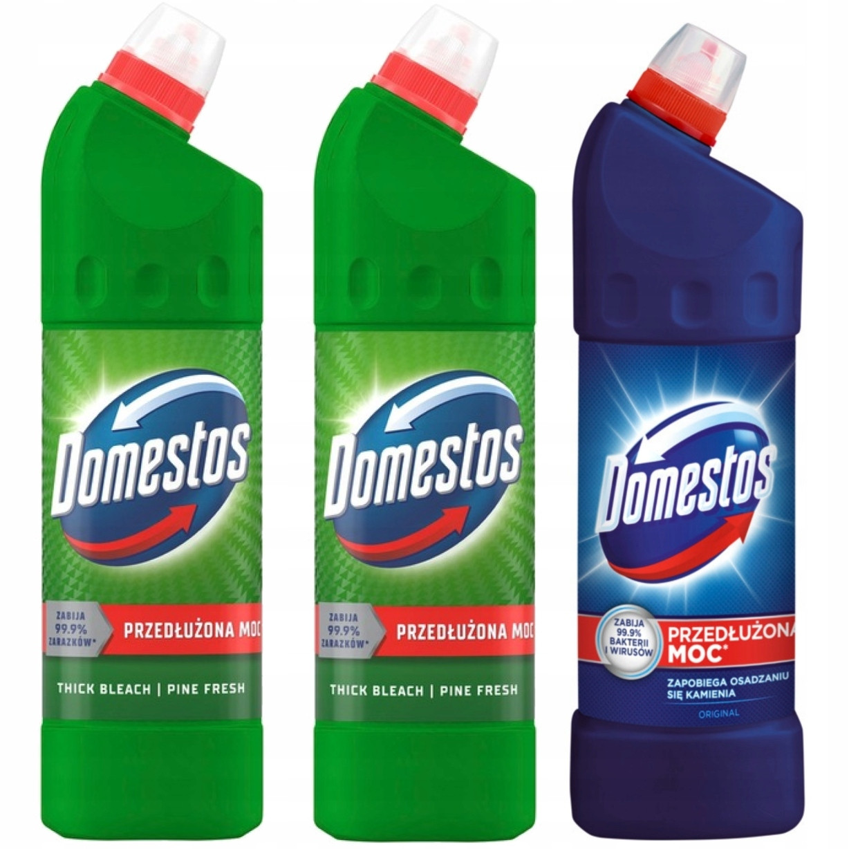 Domestos Sada Tekutina na Wc Pine Fresh 2L Original 1L