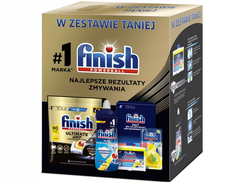 Sada Finish Ultimate Plus 90 doplňky