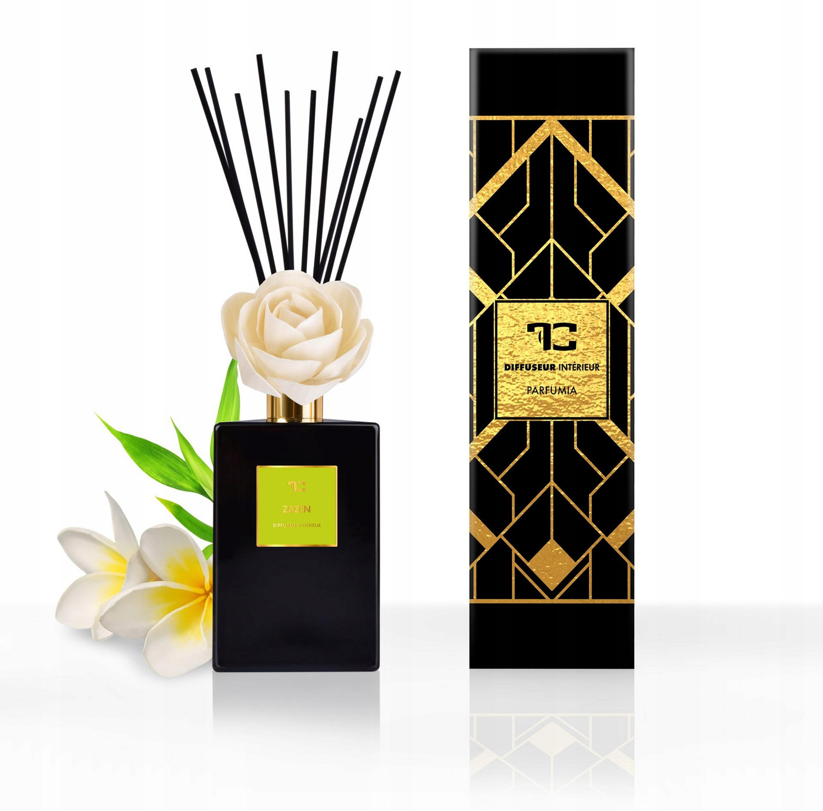 Dedra 500 ml difuzér Flow tyčinky, Zazen, Parfumia