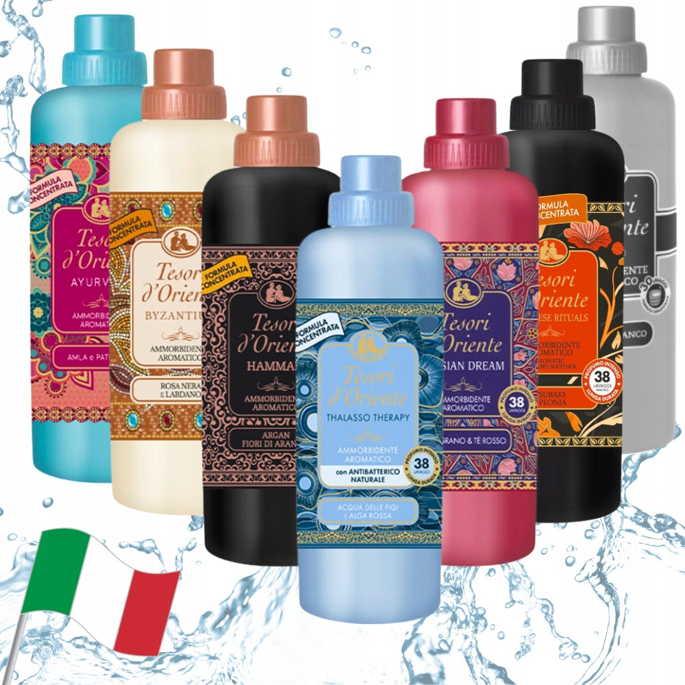 Tesori d'ORIENTE Sada Italských Tekutých Tekutá Aviváž MIX Parfémů 7KS It