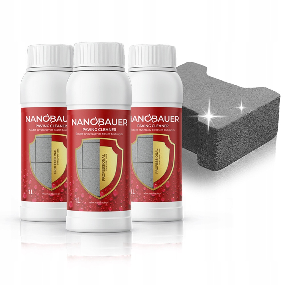 3L Koncentrátový přípravek na dlažební kostky betonu Nanobauer na 45-90 m²