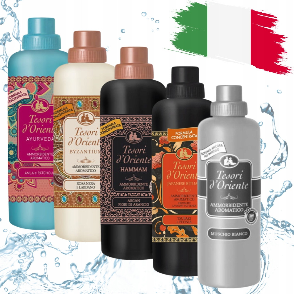 Tesori d'ORIENTE Sada Italských Tekutých Přípravků Tekutá Aviváž MIX Parfémů 5KS It