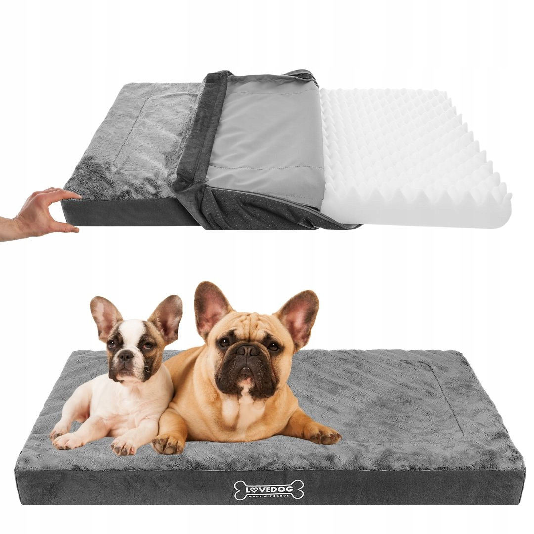 Pelíšek Ortopedické Matrace pro psa, M 70x55 Voděodolná podložka Potah