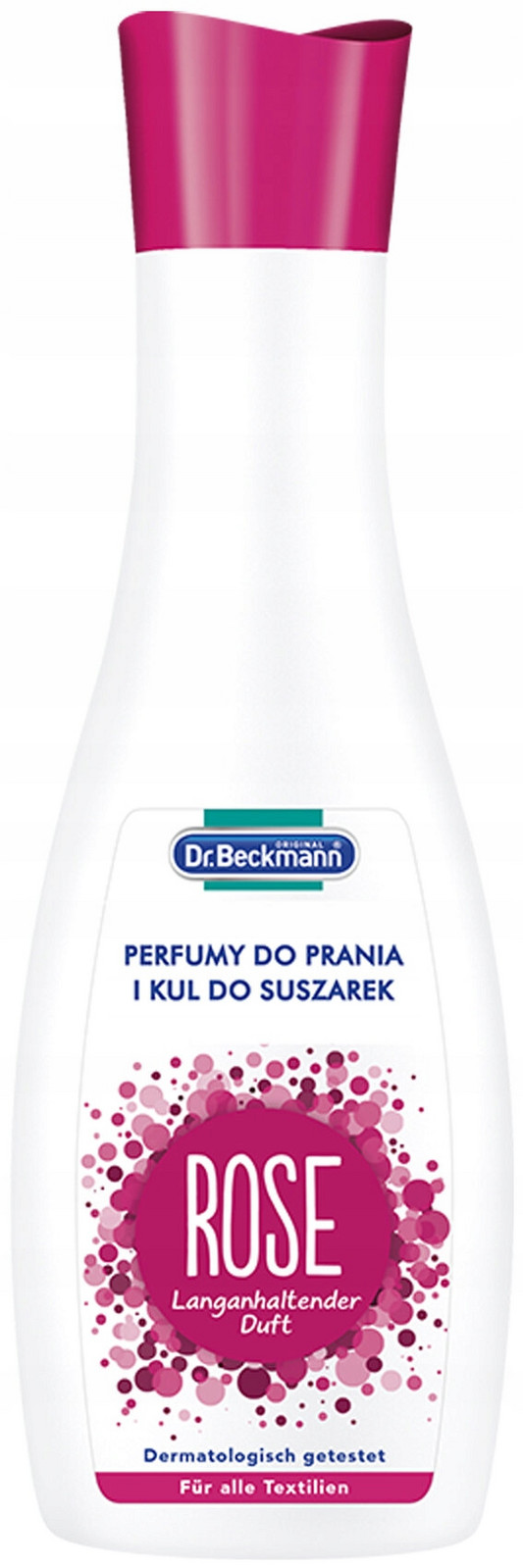 Parfém do prádla a kuličky do sušiček Dr Beckmann Růže 250 ml