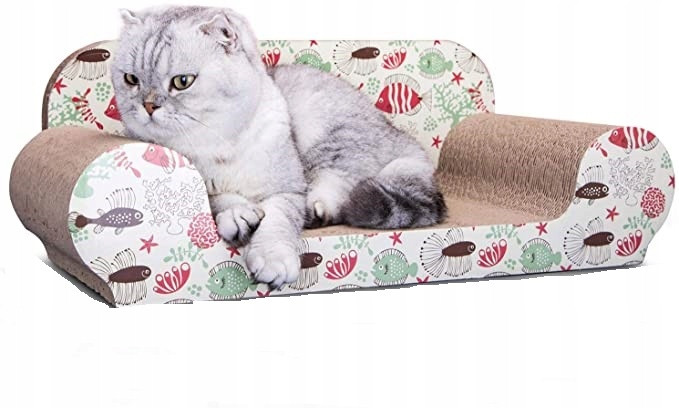 Nízký škrabadlo, pelíšek, škrabací podložky pro kočky Nobleza do 60 cm