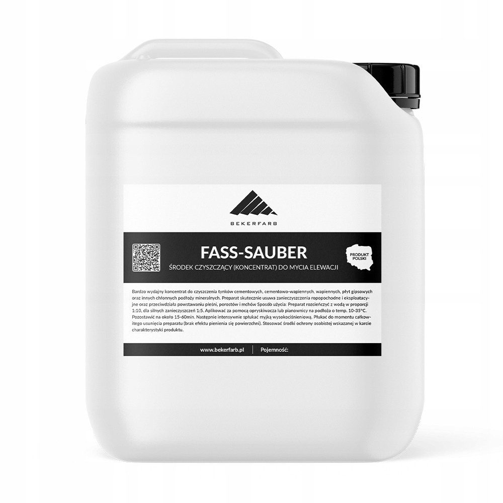 Kapalina na čištění fasád, fasád, na odstranění zeleného nánosu 2,5L