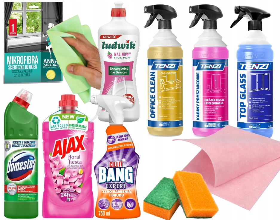 Sada Čistý Dům – čisticí prostředky pro úklid domácnosti
