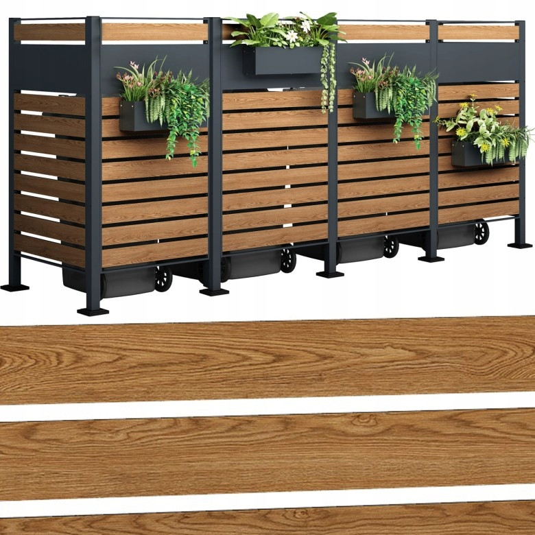 odpadkový koš Jumi Ochrana a estetika antracitová