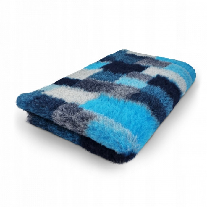 Potah Dry Bed odstíny modré 150x100 cm