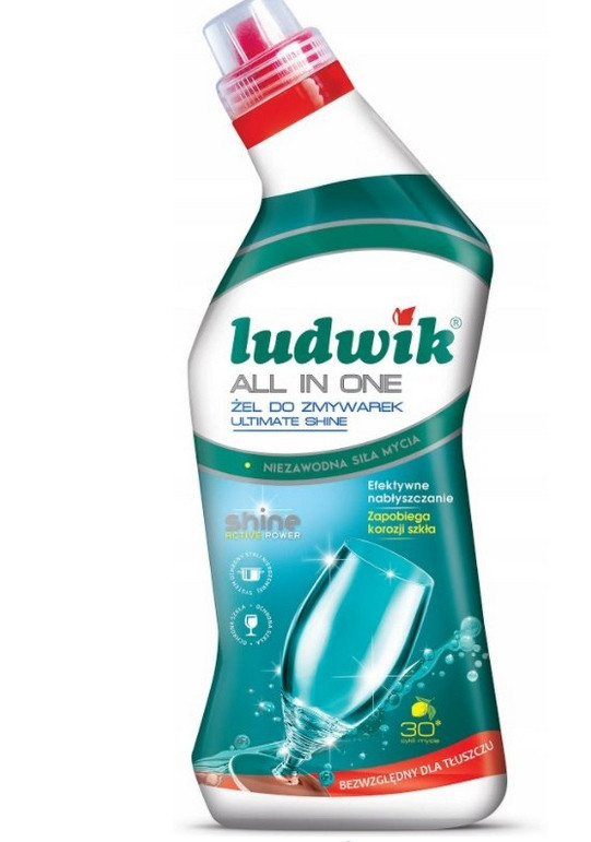 Gel do myčky nádobí Ludwik All In One Ultimate Shine