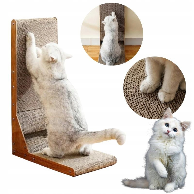 Škrabadlo pro kočky Velké kartonové rohové hračky Míč Koťátka