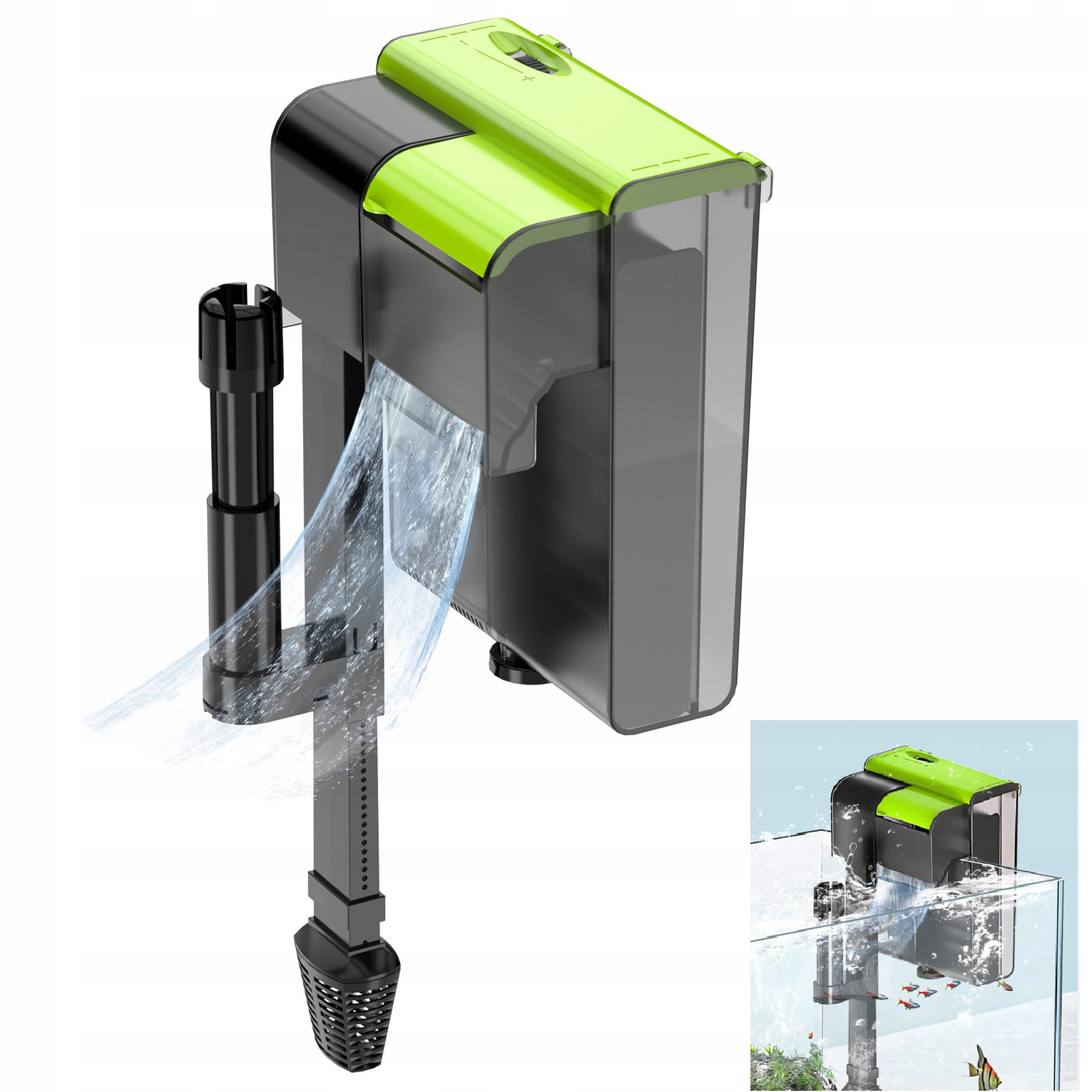 Vnější filtr pro akvárium 10-100L 450L/H filtr pro akvárium s Uv lampou