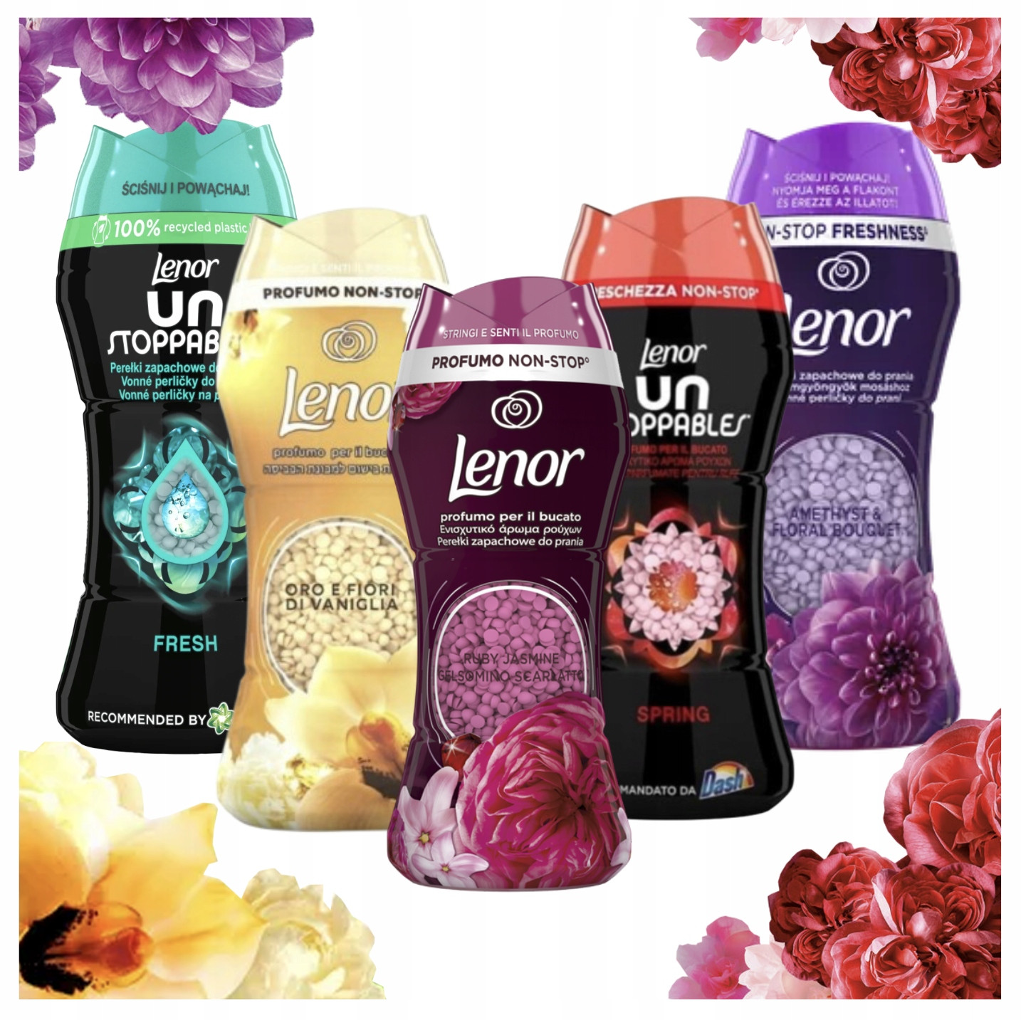 Sada Perliček Lenor Granule Importované 5 Kusů Originální