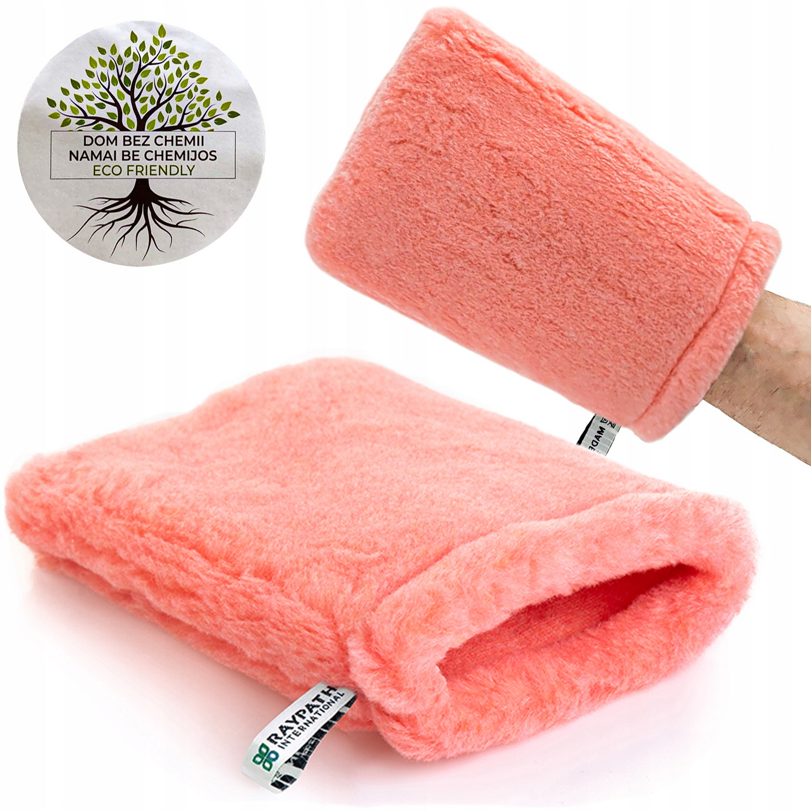 Růžová rukavice Elektronika Prachu Antistatická Srst M Na Sucho Raypath