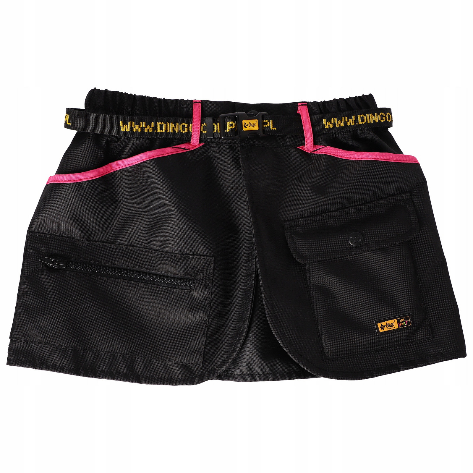 Dingo Tréninkový pás 4 Fun velikost M černá/růžová