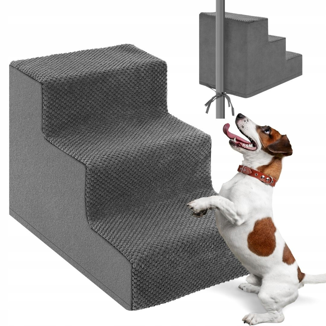 Schody pro psa Rampa Plošina pro postel 3 stupně Bezpečné Lovedog