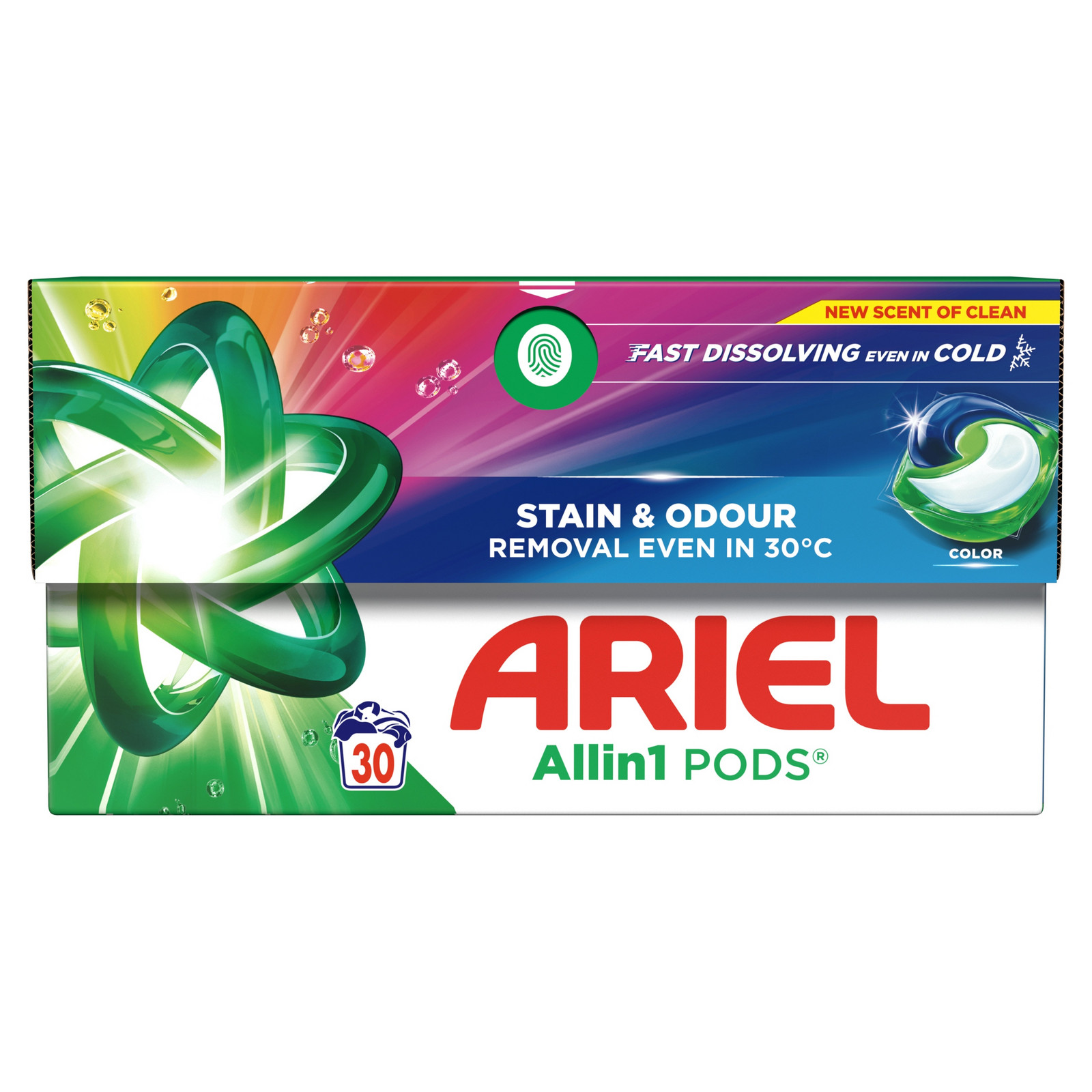 Ariel Color Allin1, kapsle na praní, 30 praní
