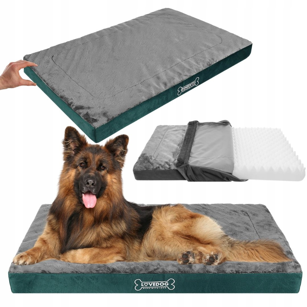 Pelíšek Matrace pro psa XXL 120x90 Měkké lůžko na zip
