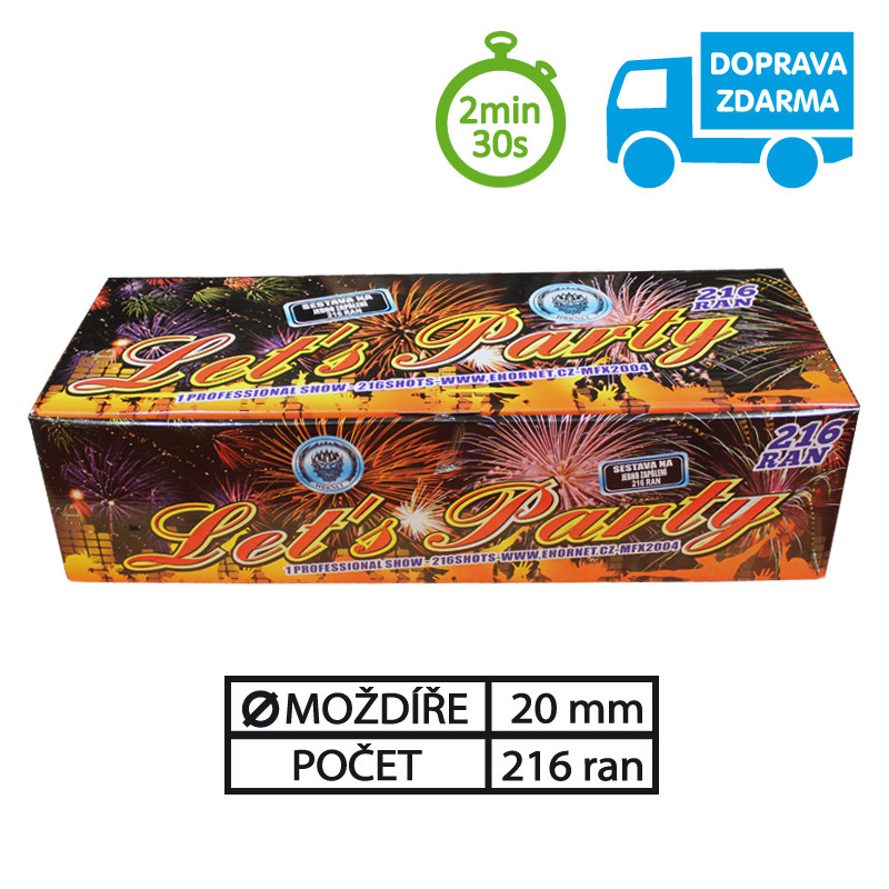 SLOŽENÝ OHŇOSTROJ 216 RAN 20 mm