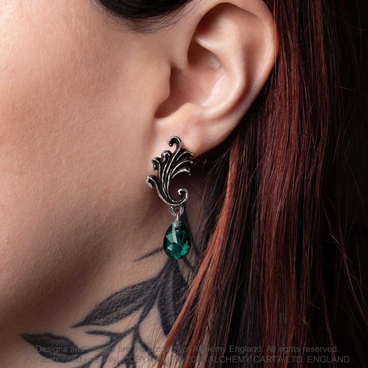 náušnice ALCHEMY GOTHIC - Churchyard