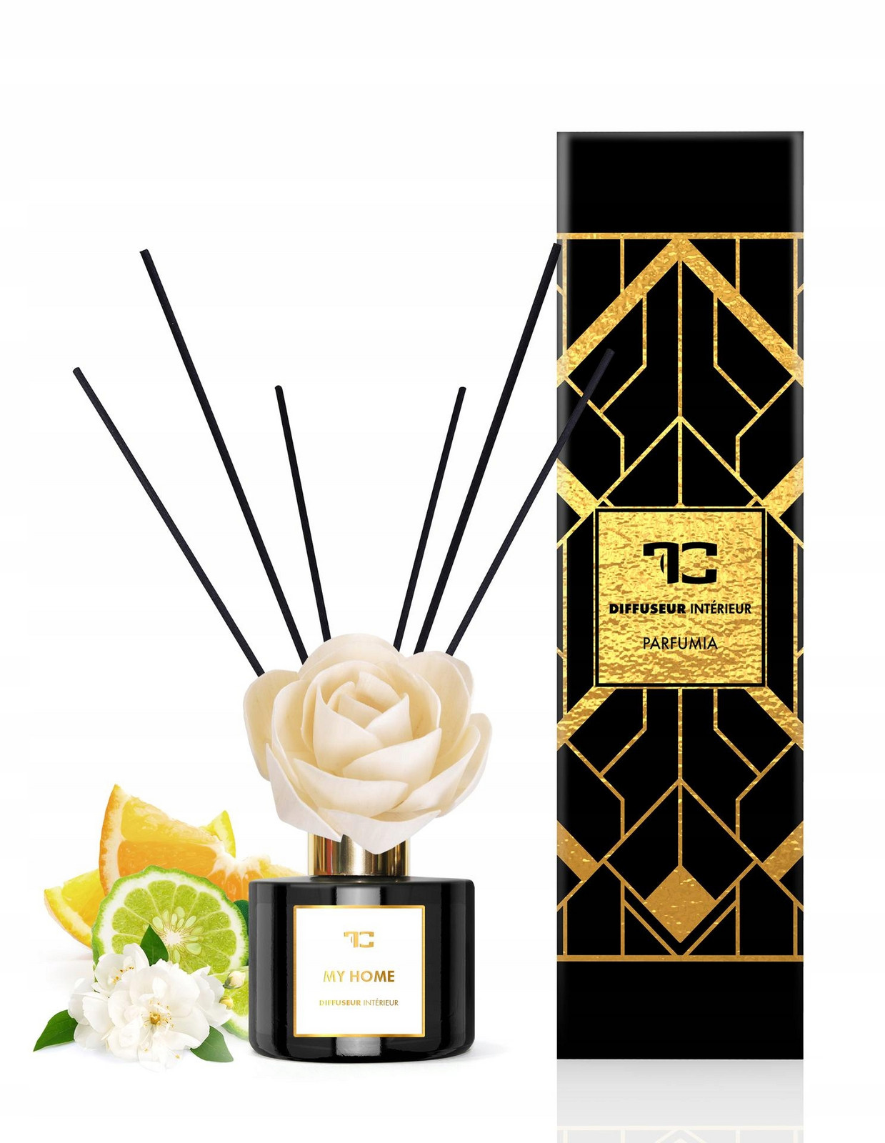 Dedra 200 ml difuzér Flow tyčinky, My Home, Parfumia