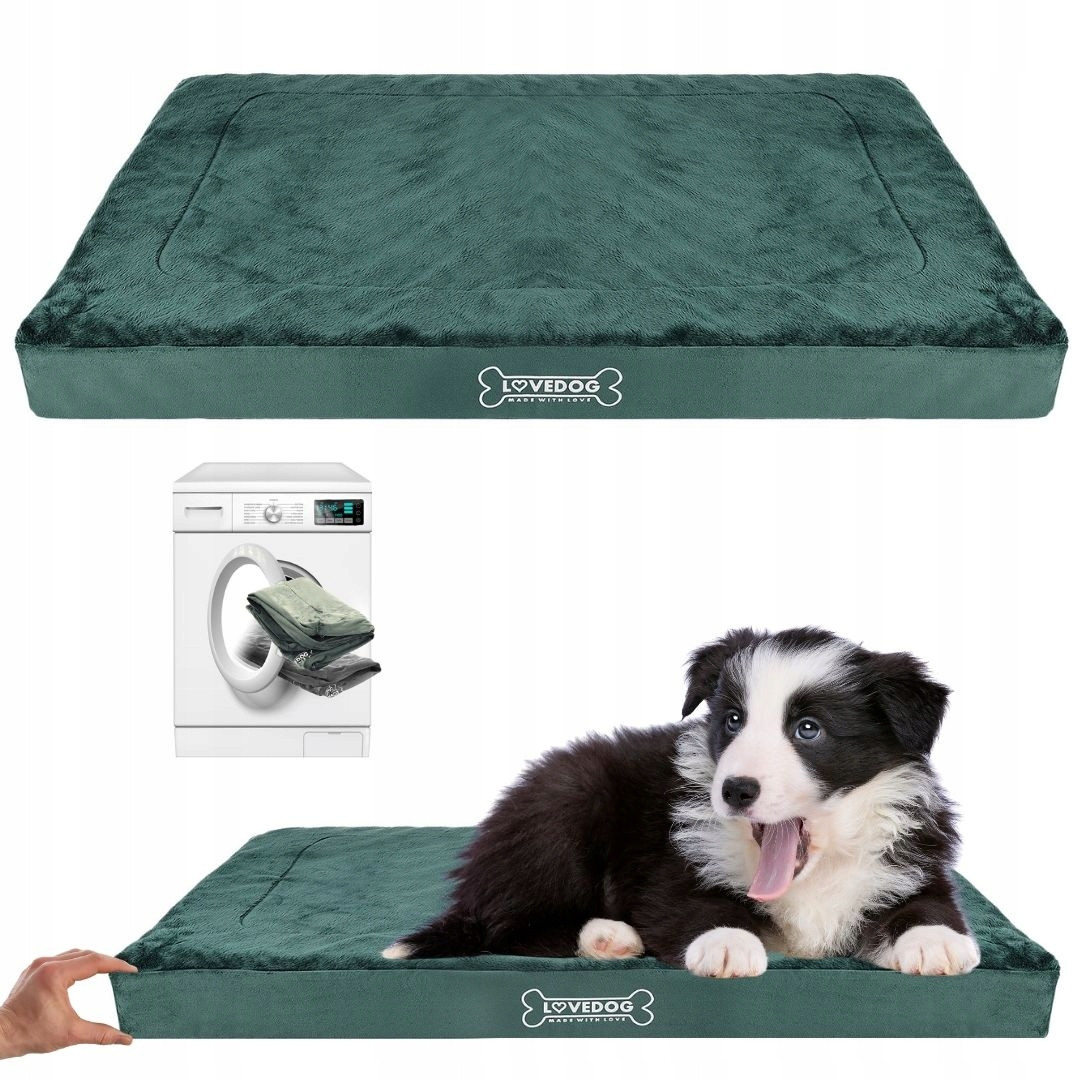 Pelíšek Ortopedické Matrace pro psa L 90x60 Podložka Velké měkké Potah