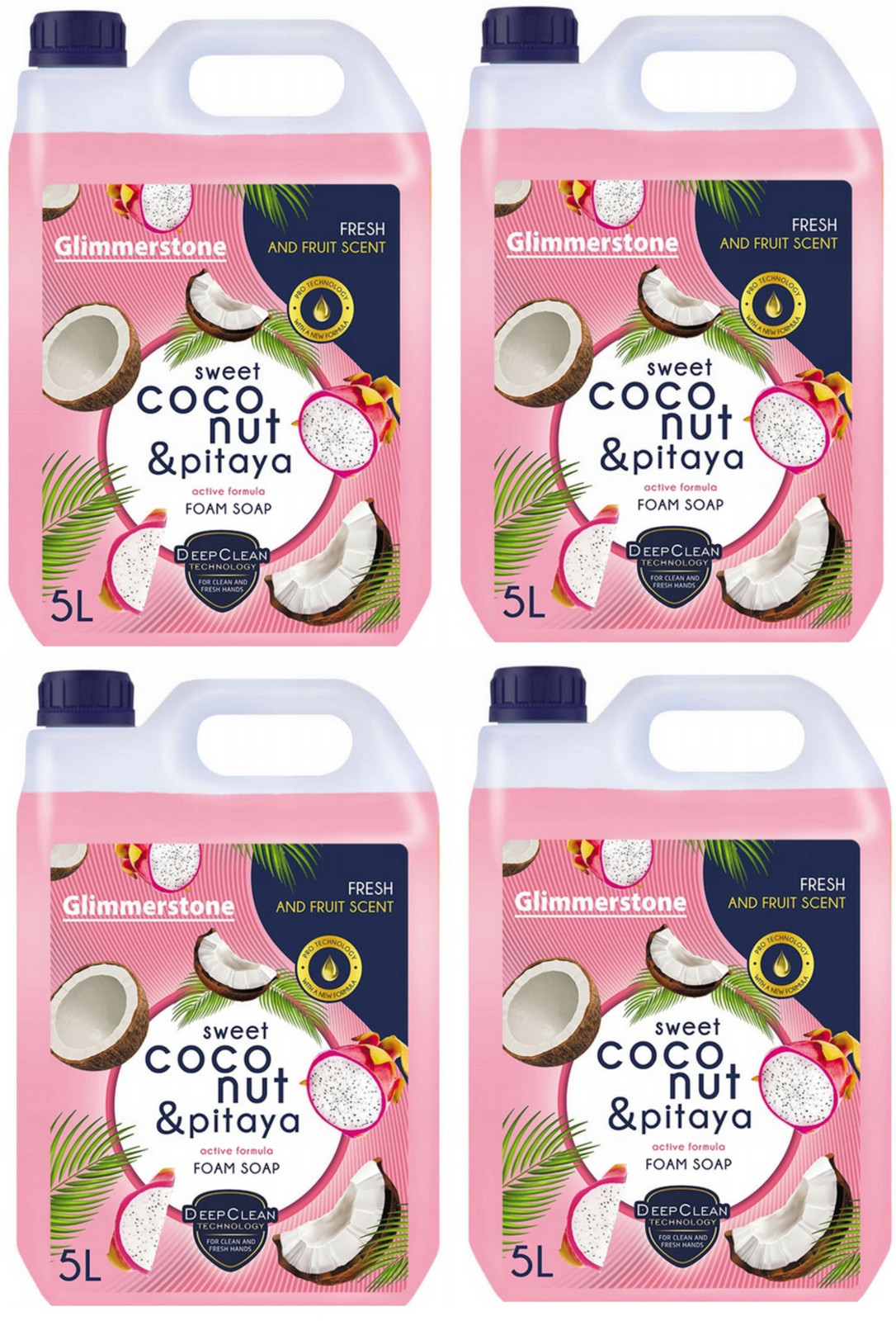 Pěnové mýdlo do dávkovačů na napěnění čerstvého kokosu a pitahaya 20 l