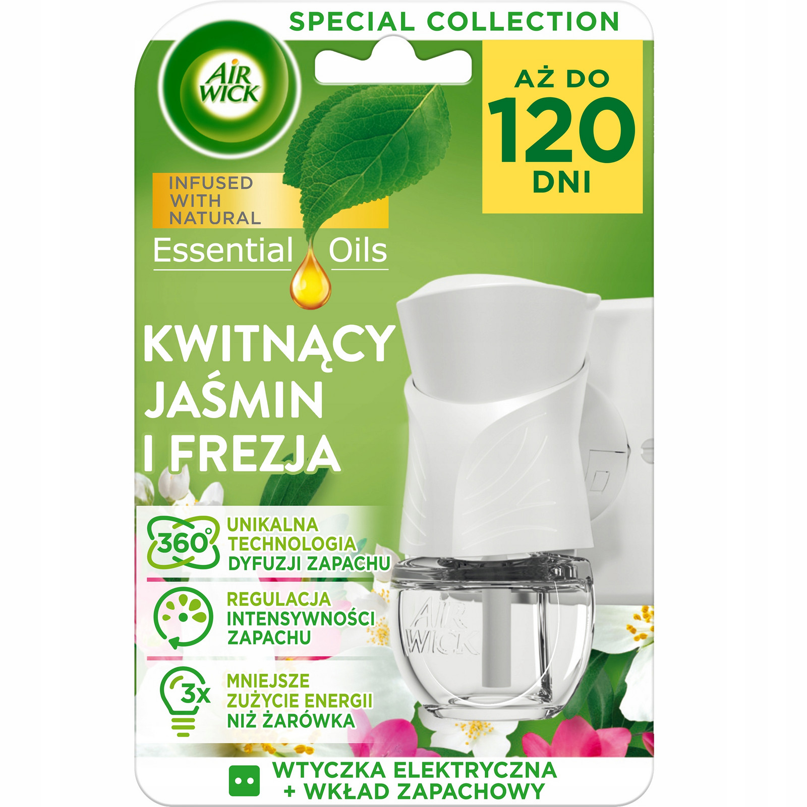 Náplň do osvěžovače vzduchu Air Wick Kvetoucí jasmín a frézie 19 ml