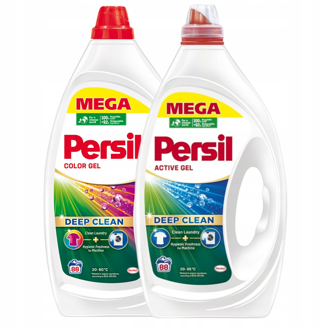 Persil Gel na bílé prádlo a barvy Mix 176 praní 3,96L x2