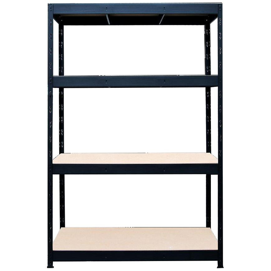 Kovový zásuvný regál Nero III 180x160x60 cm – 4 police/300 kg