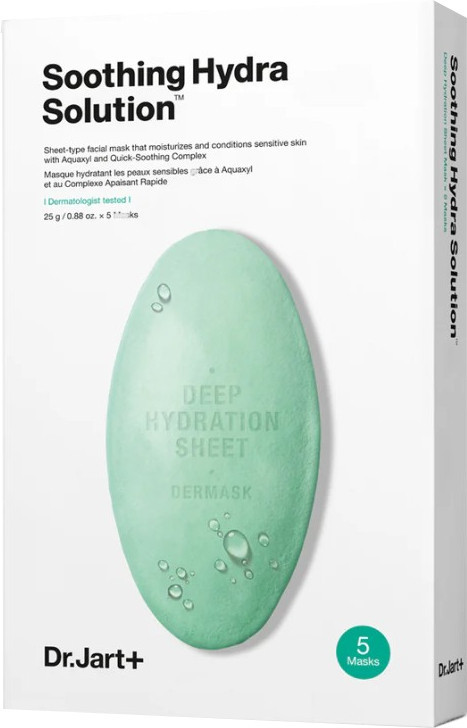Dr. Jart+ Hydratační a zklidňující pleťová maska Dermask (Water Jet Soothing Hydra Solution) 5 x 25 g