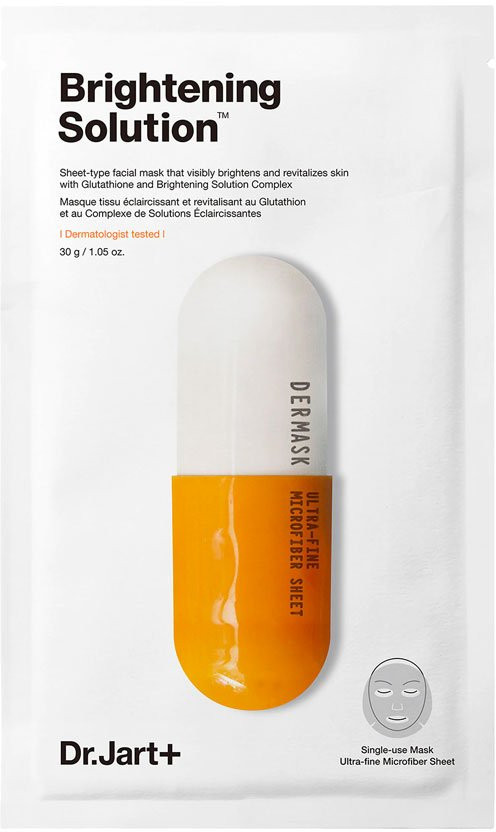 Dr. Jart+ Rozjasňující pleťová maska Dermask (Micro Jet Brightening Solution) 5 x 30 g