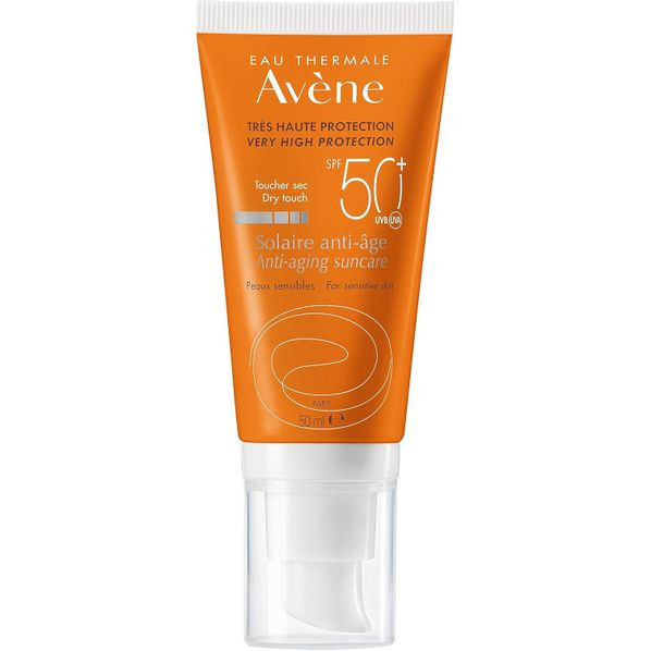 Avène Ochranný krém pro citlivou pleť s anti-age účinky SPF 50+ Anti-Aging Suncare (Cream) 50 ml