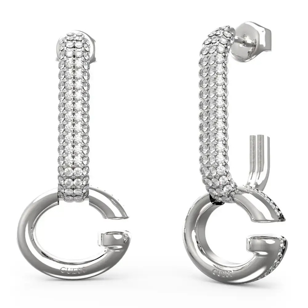 Guess Módní ocelové visací náušnice Oh My G JUBE04520JWRHT/U