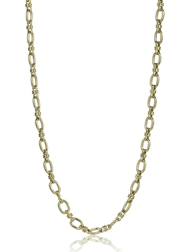 Marc Malone Pozlacený náhrdelník z oceli Elisa Gold Necklace MCN24019G