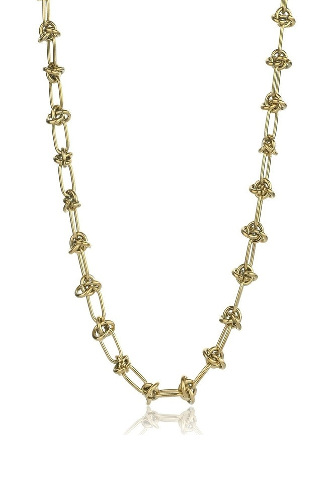 Marc Malone Pozlacený náhrdelník z oceli Jordan Gold Necklace MCN24011G