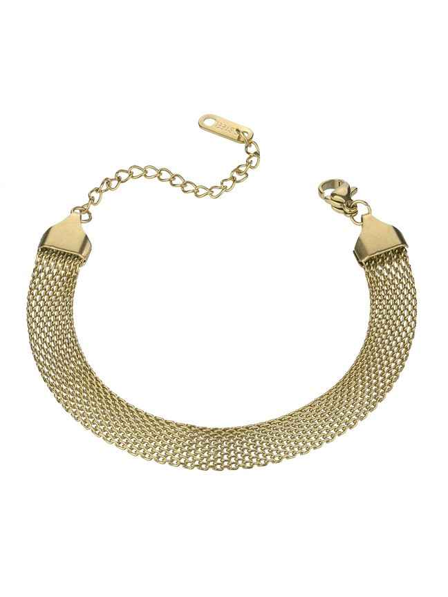 Marc Malone Módní pozlacený náramek Sylvia Gold Bracelet MCB24029G